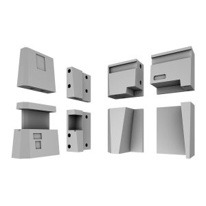 3D STL model of a Star Wars-inspired diorama, featuring detailed scenery and iconic characters, designed for 3D printing.