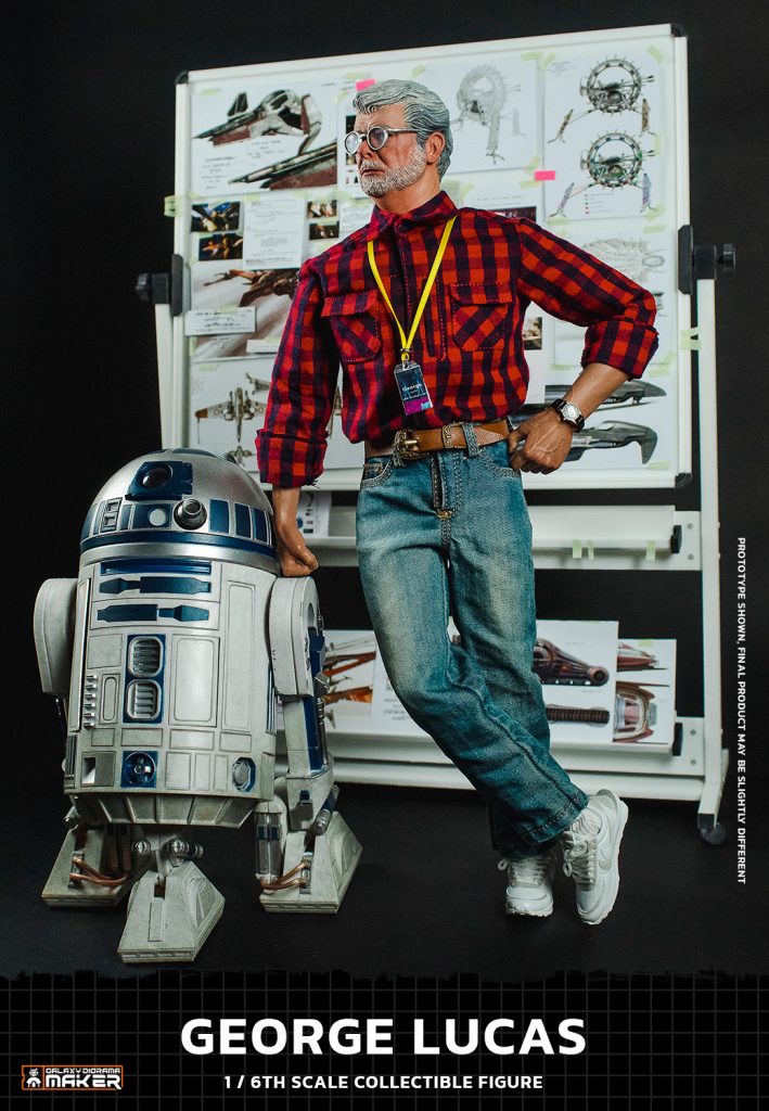 George Lucas 1:6 custom figure recreating the creative process behind Star Wars: Episode III – Revenge of the Sith.