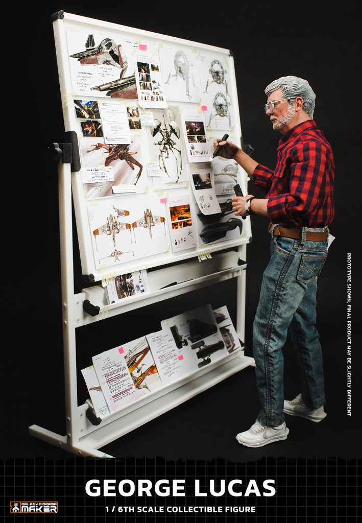 George Lucas 1:6 custom figure recreating the creative process behind Star Wars: Episode III – Revenge of the Sith.