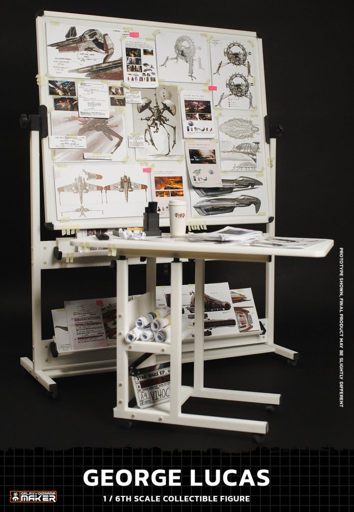 George Lucas 1:6 custom figure recreating the creative process behind Star Wars: Episode III – Revenge of the Sith.