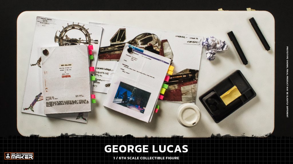 George Lucas 1:6 custom figure recreating the creative process behind Star Wars: Episode III – Revenge of the Sith.
